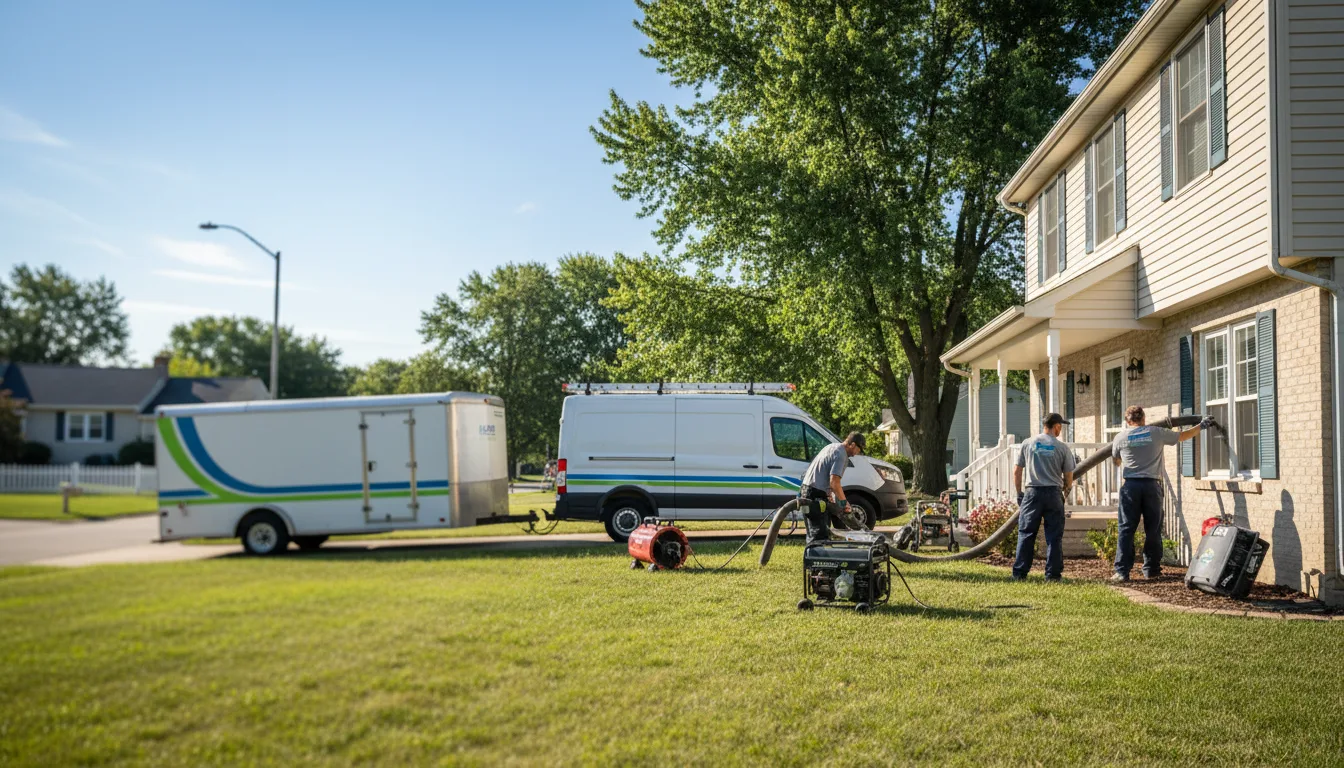 Flooded Basement Restoration And Cleanup With Repair in Waverly, IA near me